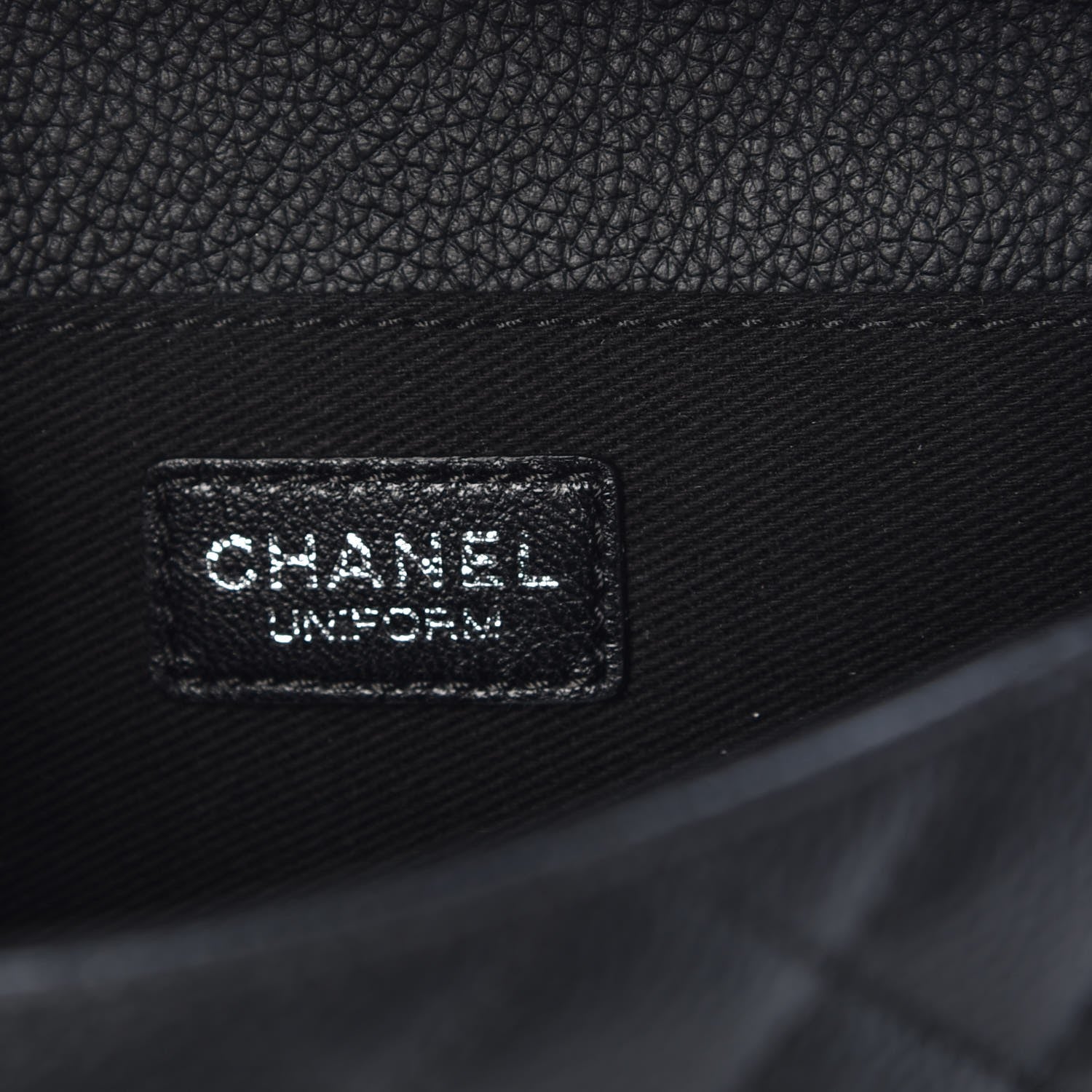 Chanel Grained Calfskin Quilted 2.55 Reissue Flap Belt Bag Clutch Black 6 of 8