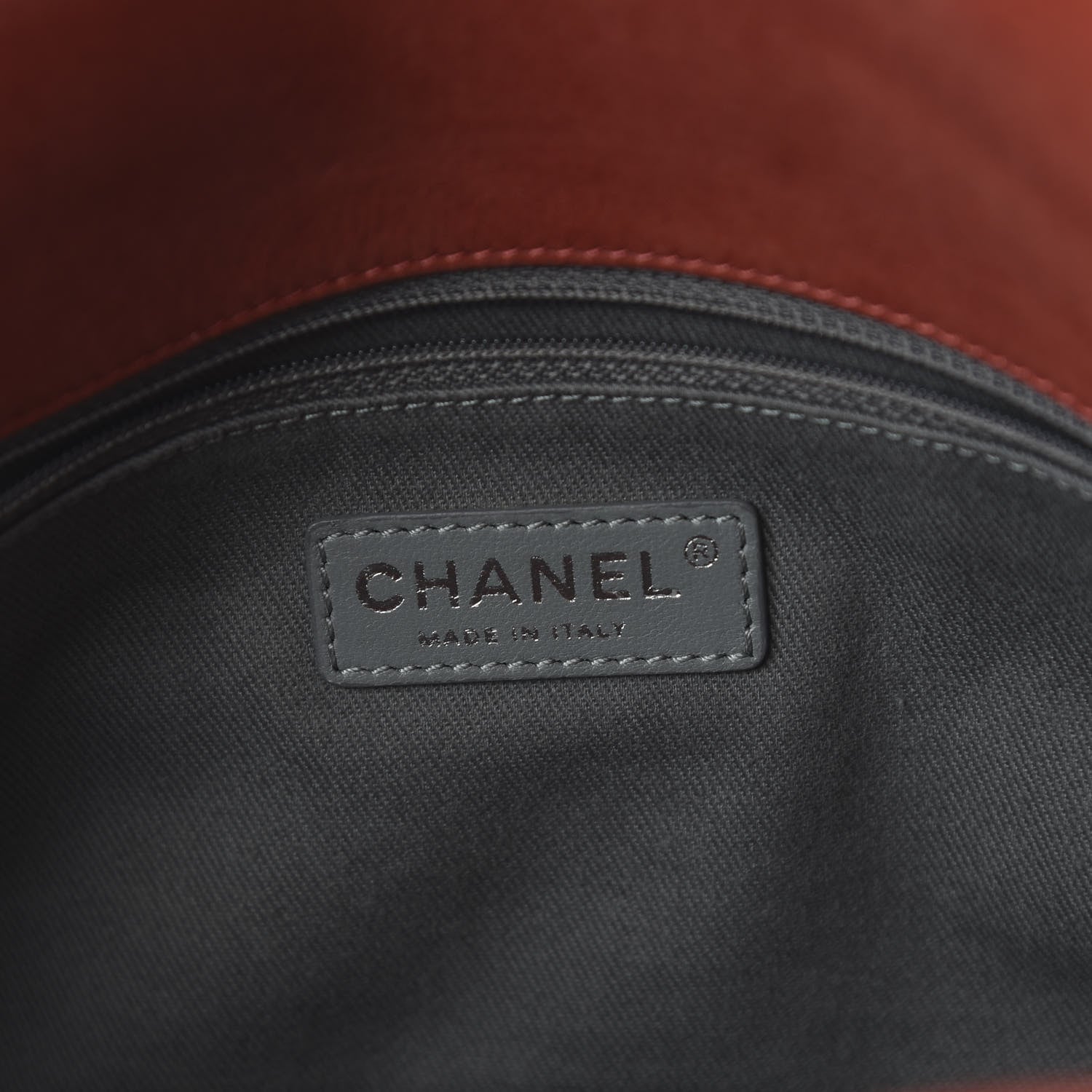 Chanel Iridescent Calfskin Large Coco Daily Flap Red 8 of 11