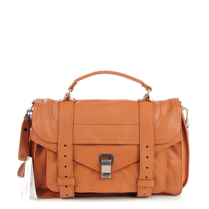 Proenza Schouler Lambskin Medium PS1 Satchel Dune 1 of 8