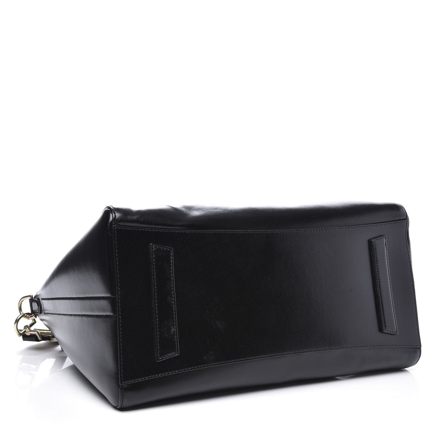 Shiny Lord Calfskin Large Antigona Black