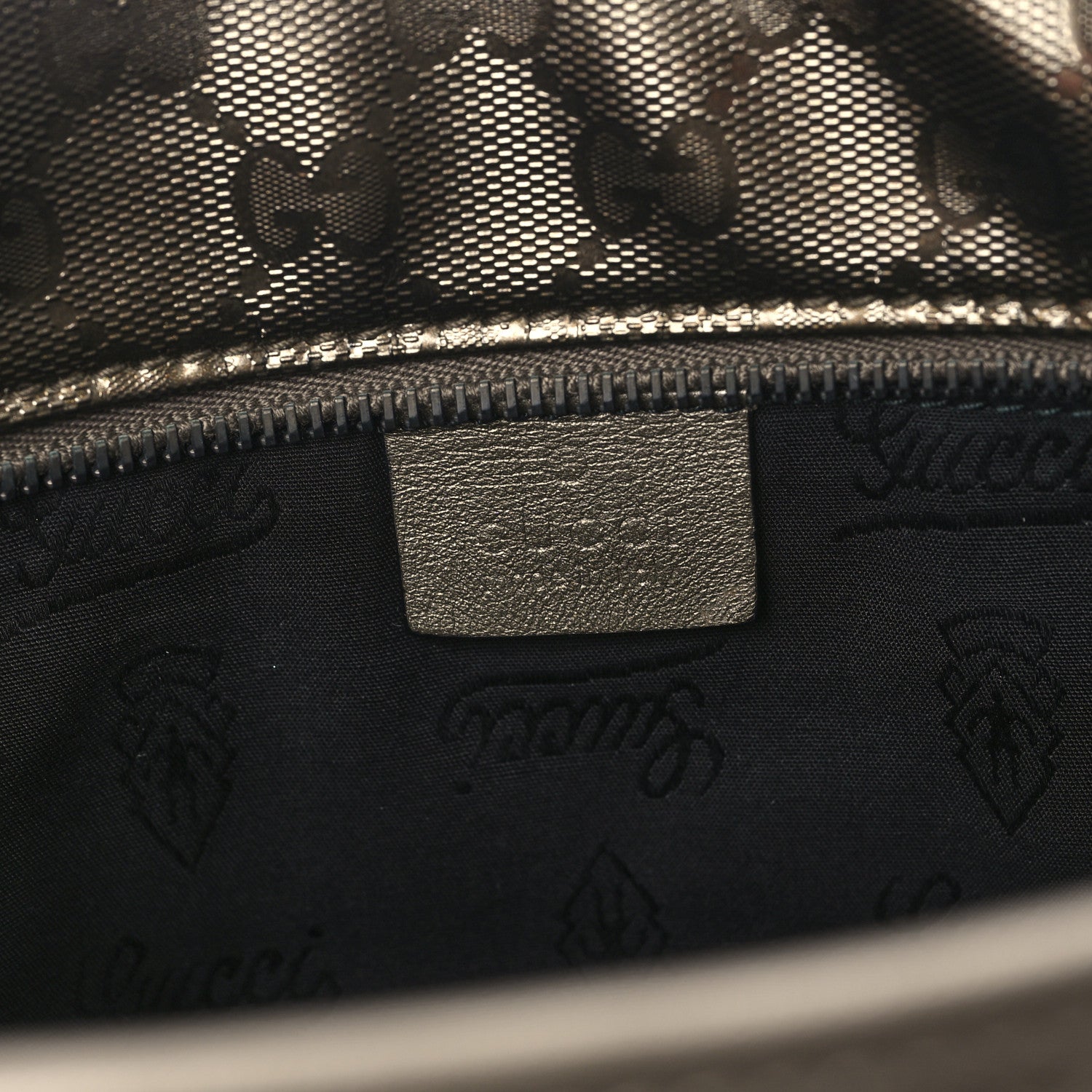 Gucci Imprime Monogram Small Joy Tote Gold 6 of 12
