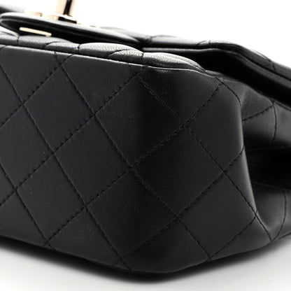 Chanel Lambskin Quilted Mini Square Flap Black 10 of 10