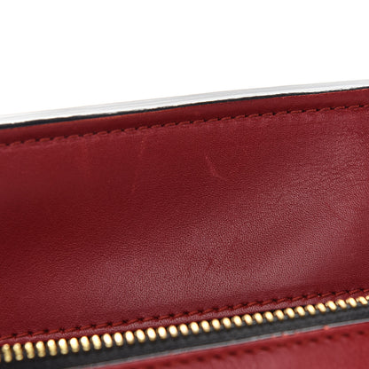 Celine Smooth Calfskin Large Edge Shoulder Bag Red 10 of 14