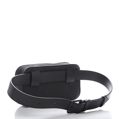Louis Vuitton Taurillon Monogram Uniformes Solar Ray Soft Pochette Volga Belt Bag Black 3 of 10