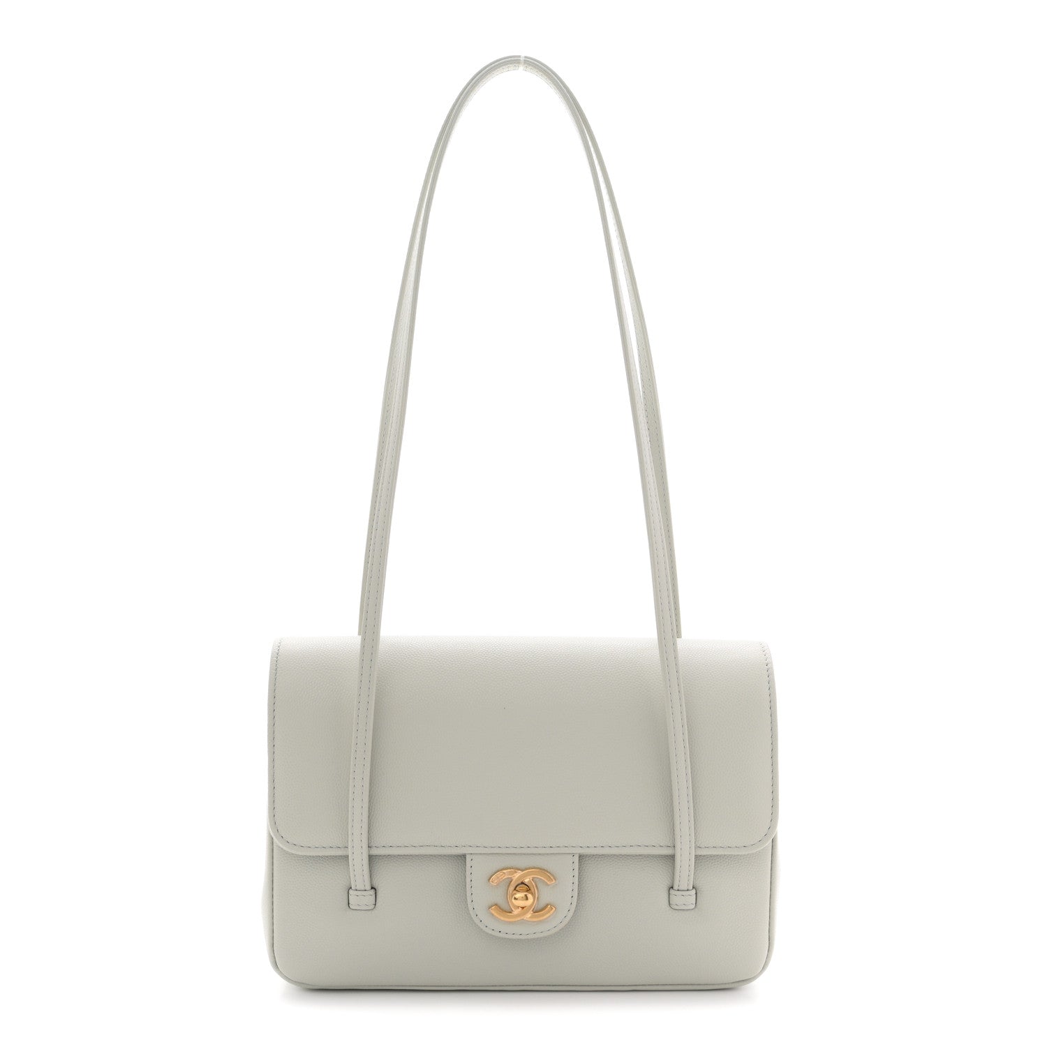 Chanel Shiny Caviar Preppy Coco Small Flap Light Green 1 of 10