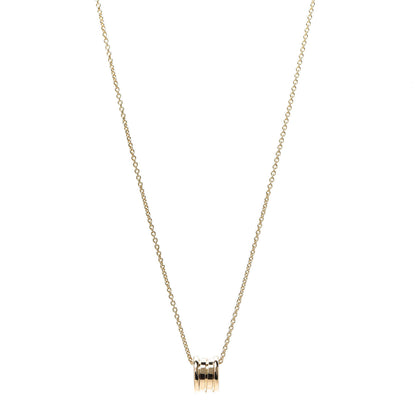Bulgari 18K Yellow Gold B.Zero1 Pendant Necklace 1 of 7