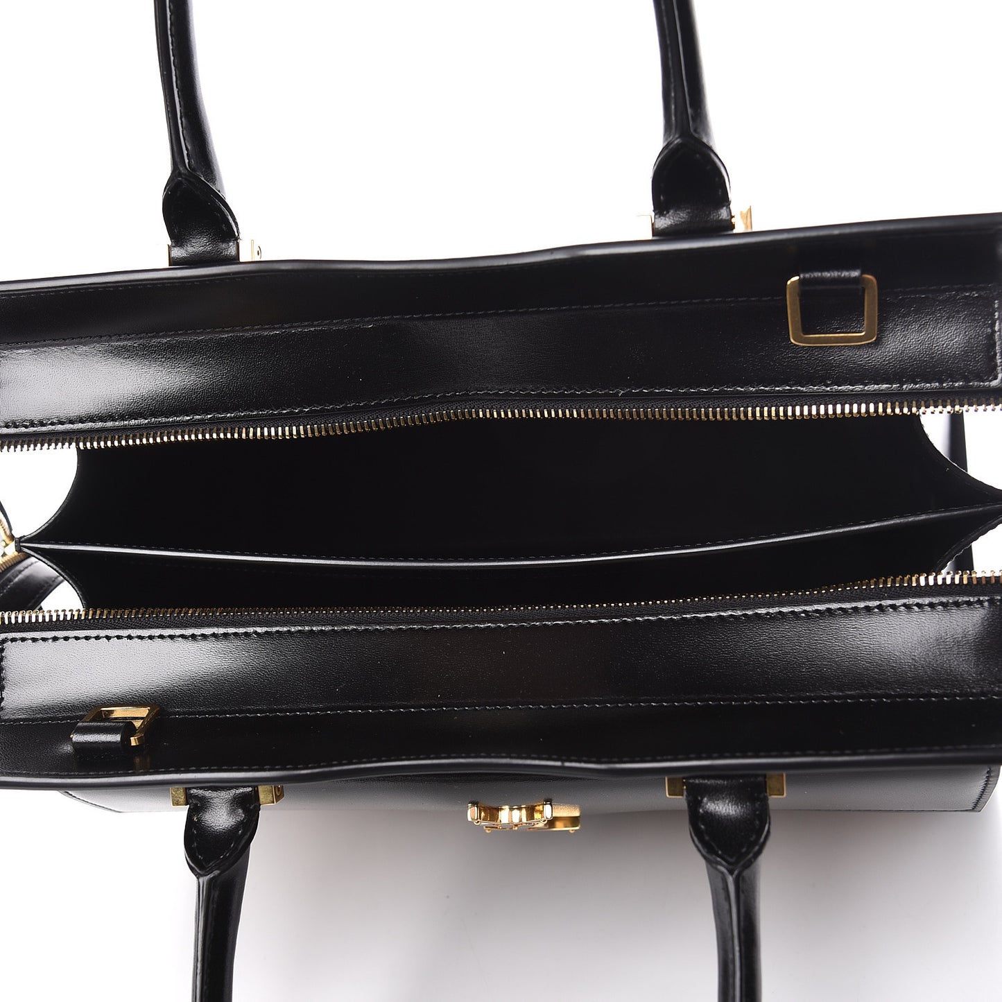 Calf Hair Calfskin Monogram Medium Uptown Tote Black