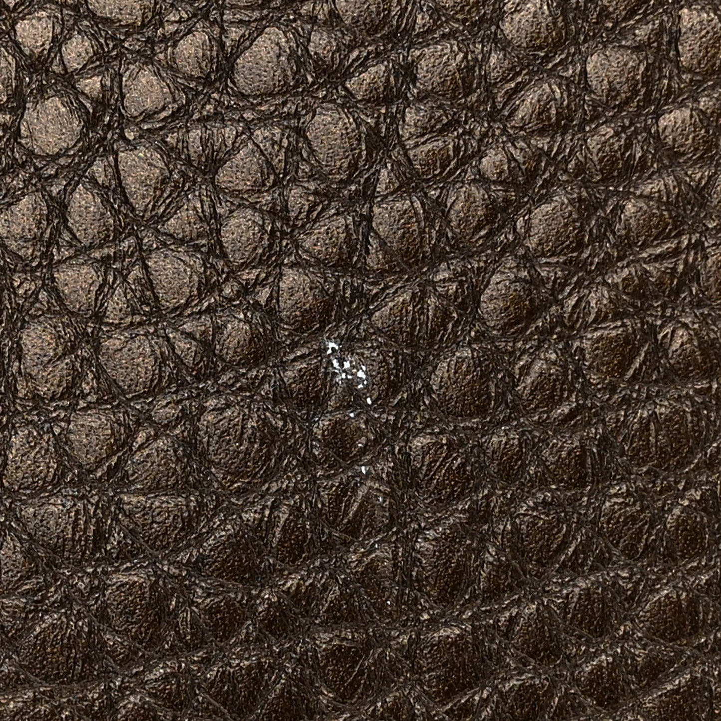 Metallic Deerskin Cerf Executive Shopper Tote Copper