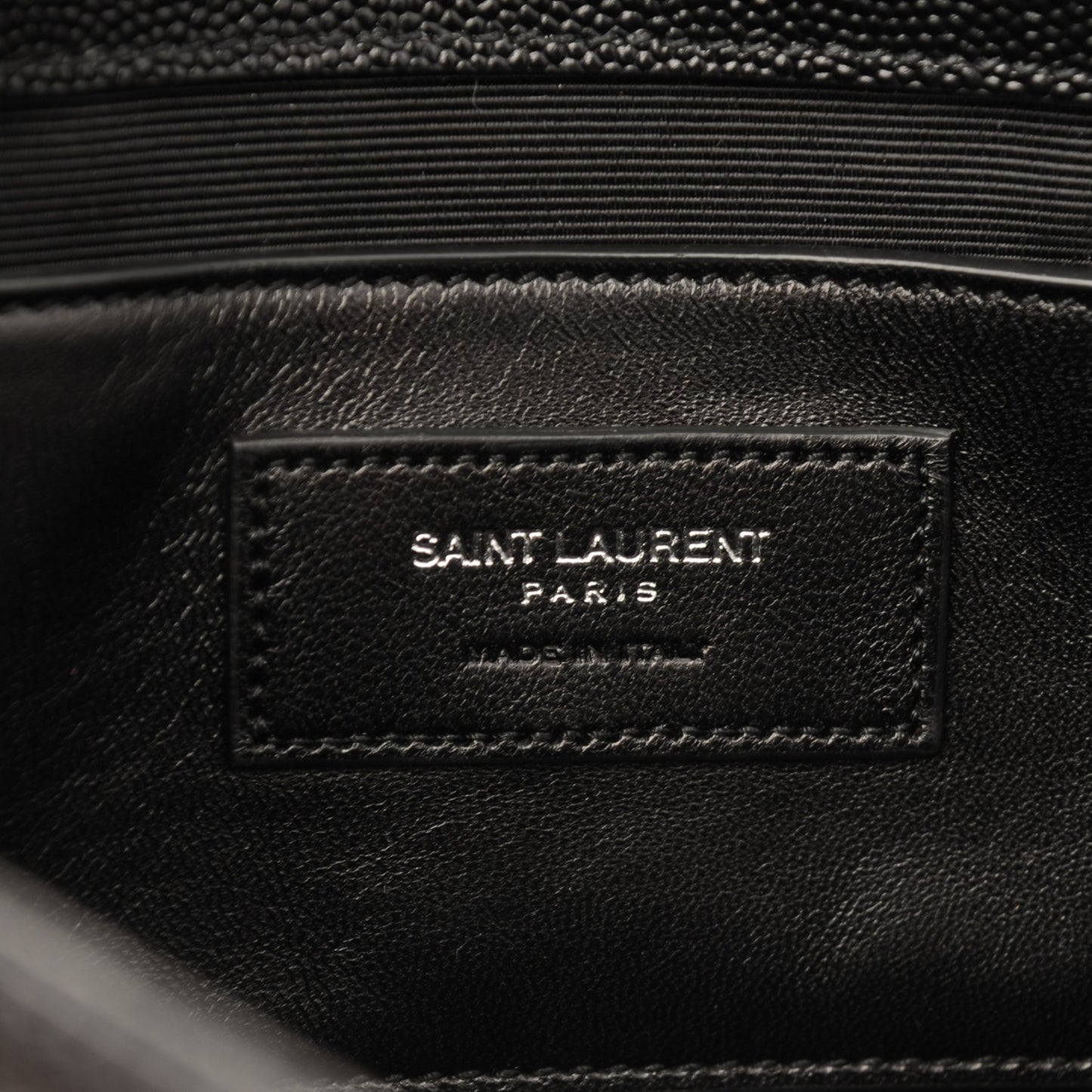 Grain De Poudre Medium Star Monogram Kate Satchel Black