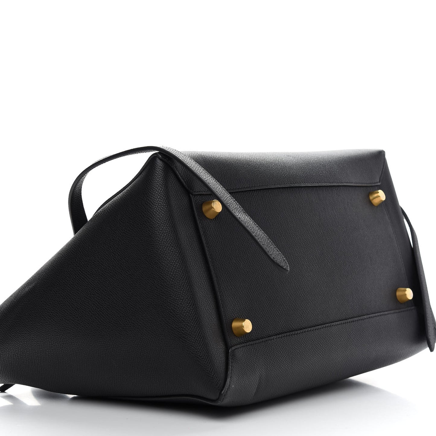Grained Calfskin Small Belt Bag Black