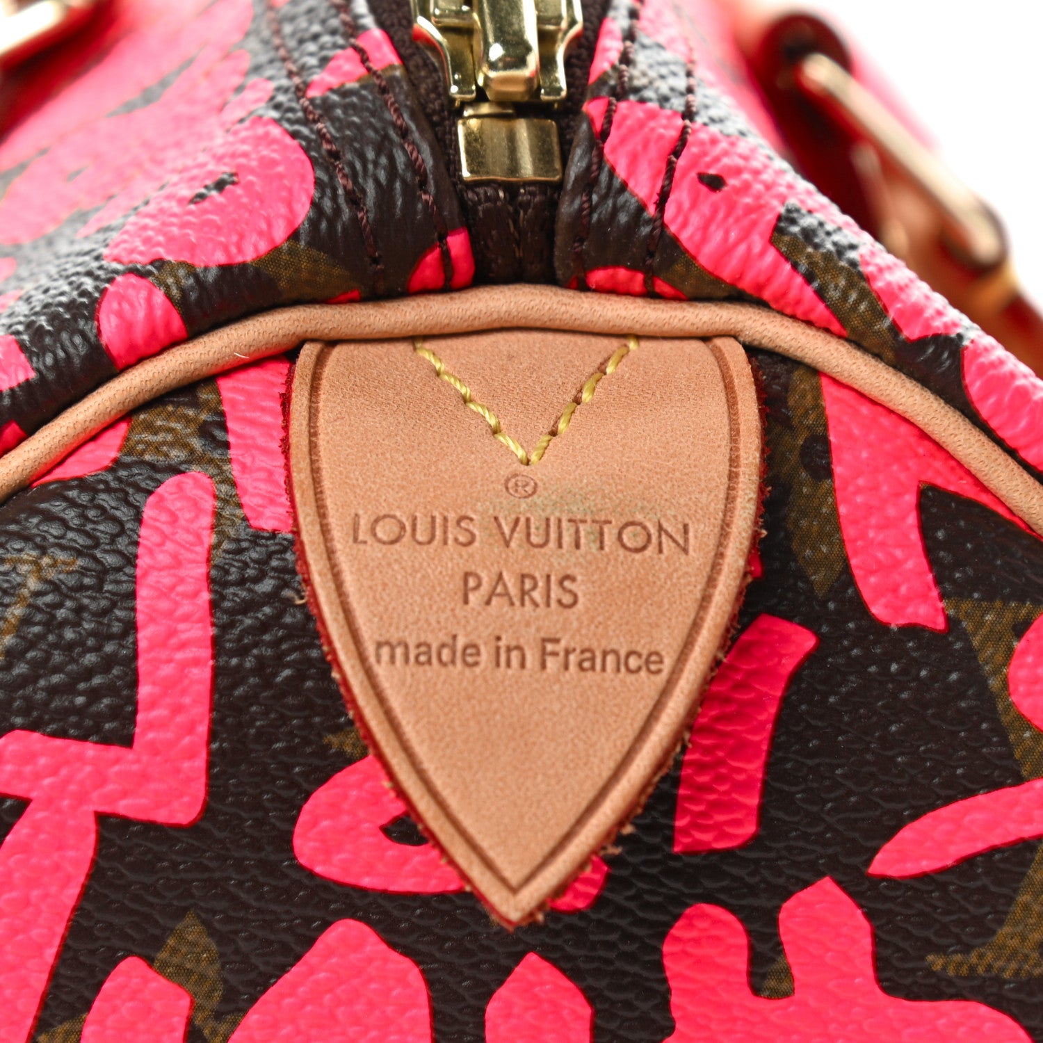 Louis Vuitton Monogram Graffiti Speedy 30 Fuchsia 8 of 10