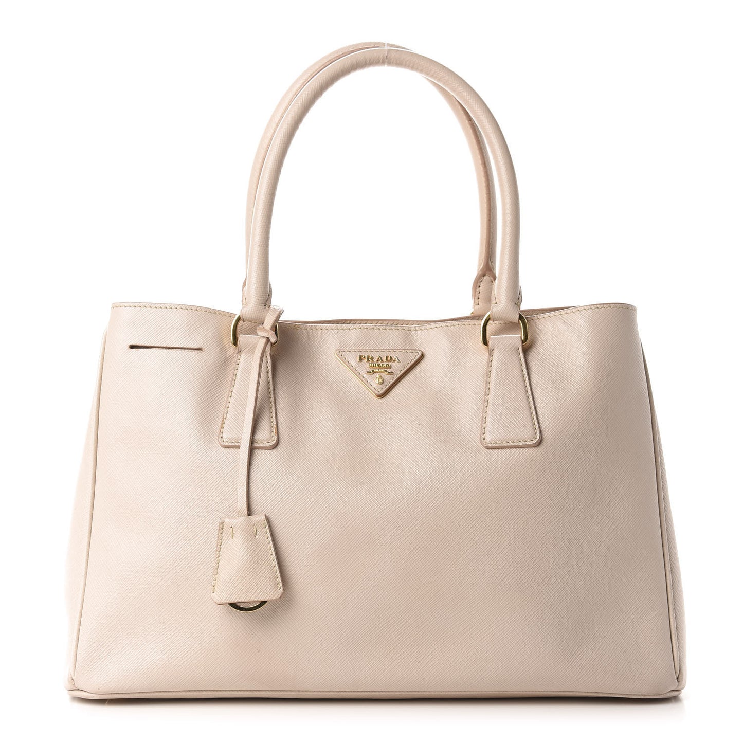 Saffiano Lux Medium Tote Sabbia