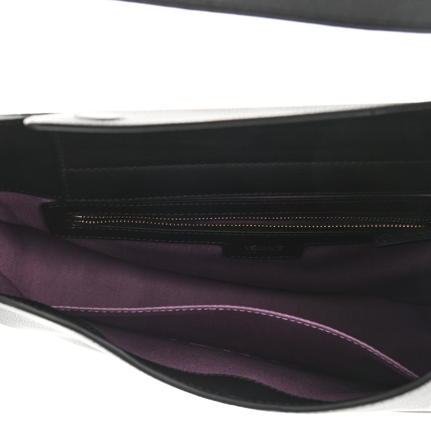 Versace Calfskin La Medusa Medium Hobo Crossbody Black 7 of 9