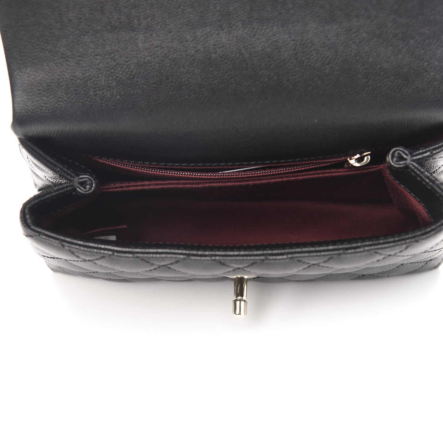 Chanel Caviar Quilted Mini Coco Handle Flap Black 5 of 11