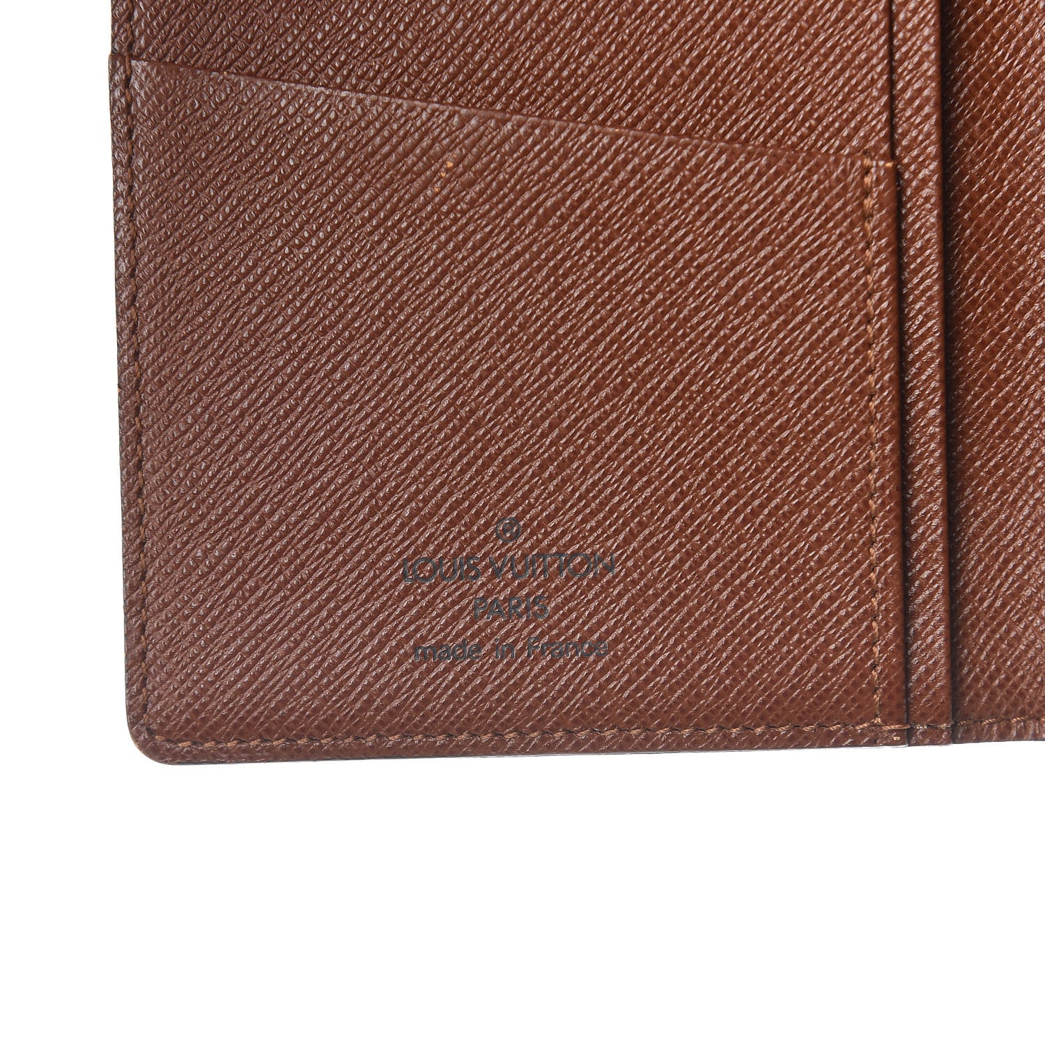 Louis Vuitton Monogram Porte Valeurs Checkbook Wallet 6 of 7
