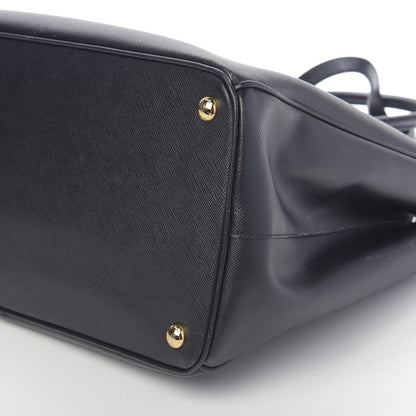 Prada Saffiano Medium Galleria Double Zip Tote Black 8 of 13