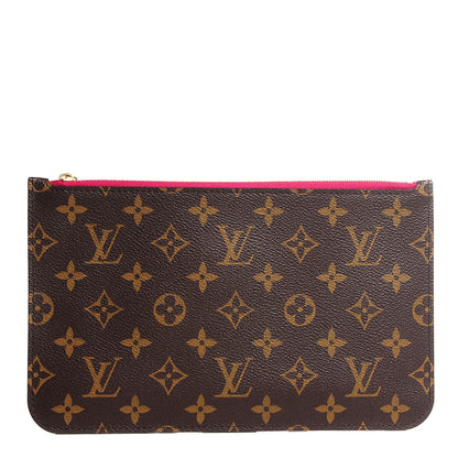 Louis Vuitton Monogram Neverfull MM GM Pochette Pivoine 1 of 8