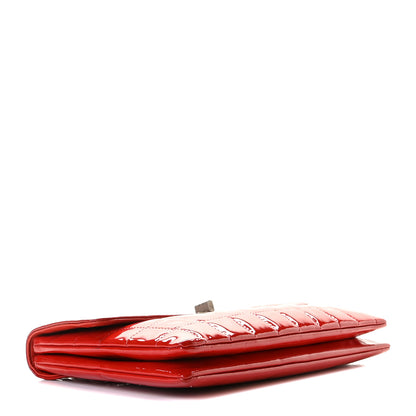 Chanel Patent Chocolate Bar Reissue Single Flap Red 3 of 13