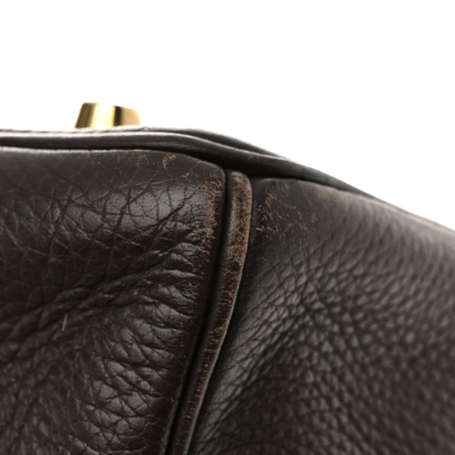 Hermes Taurillon Clemence Birkin 30 Chocolate 14 of 20
