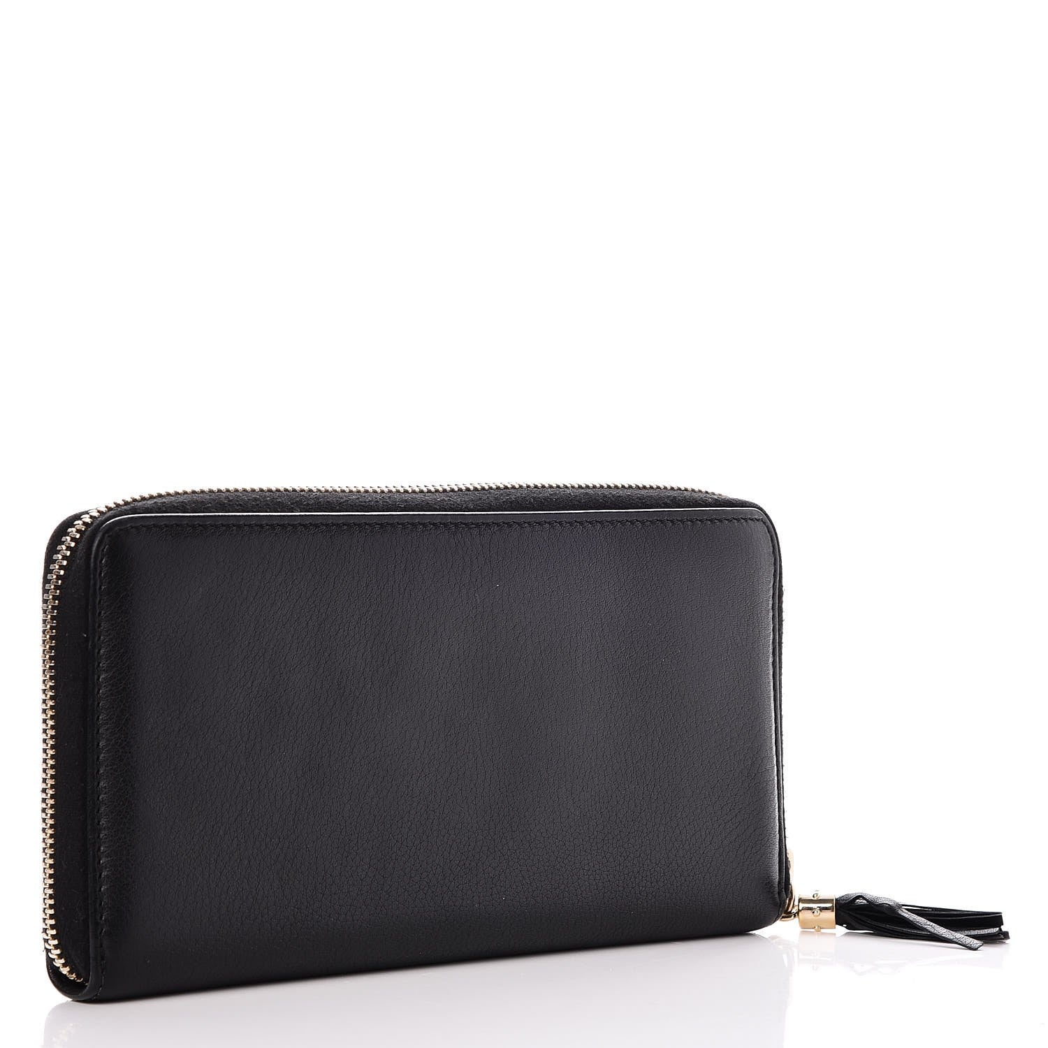Gucci Calfskin Soho Zip Around Wallet Black 3 of 8