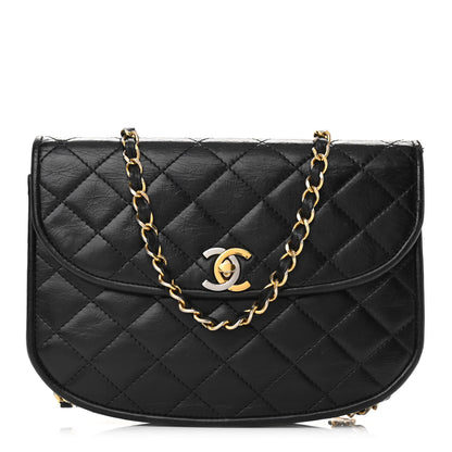 Chanel Lambskin Quilted Small Single Flap Black 1 of 11