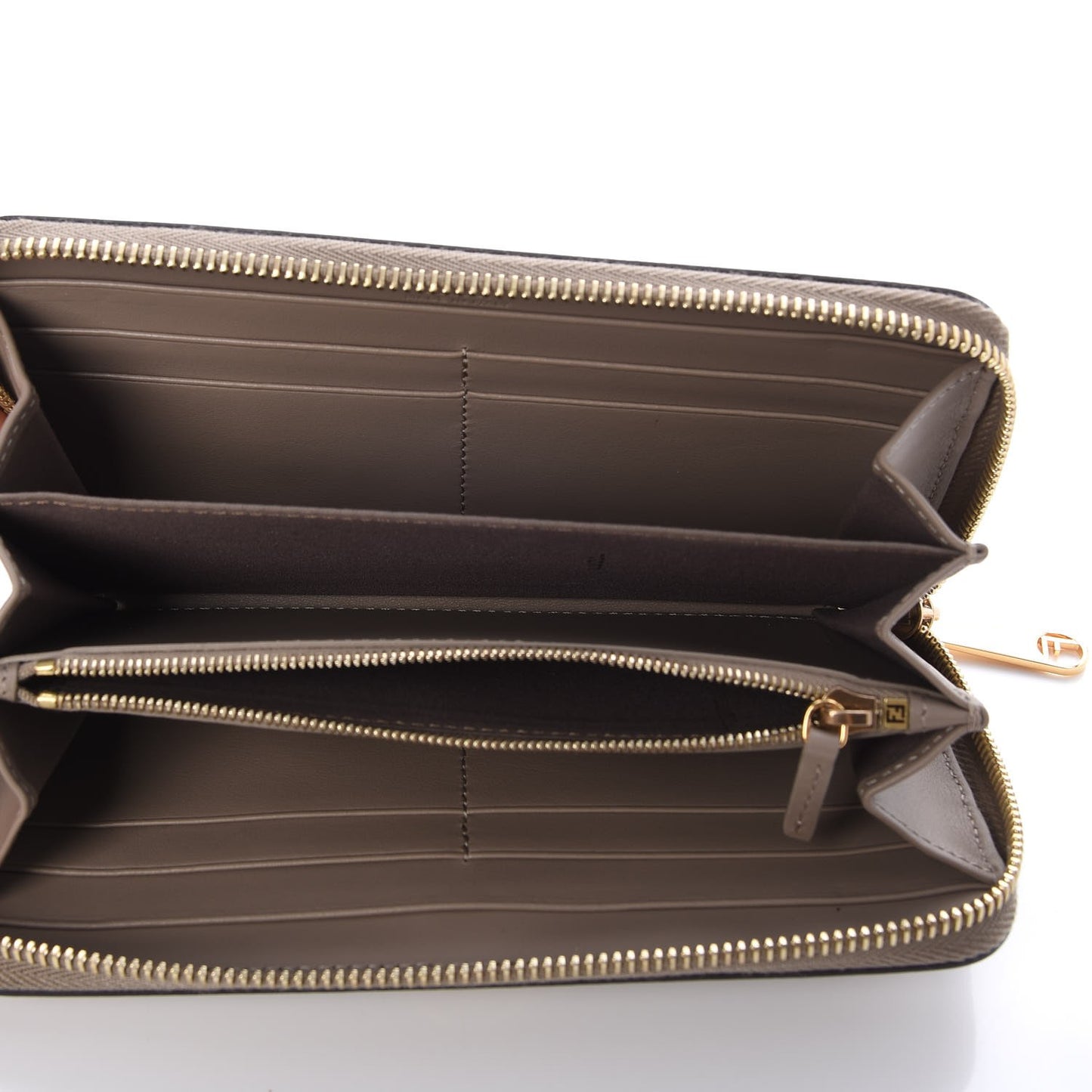 Vitello Cruise F is Fendi Zip Around Wallet Tortora