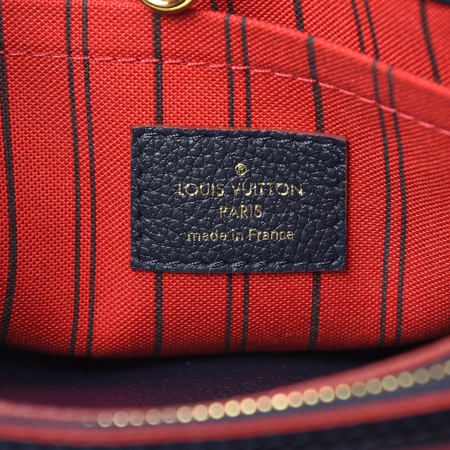 Empreinte Montaigne BB Marine Rouge