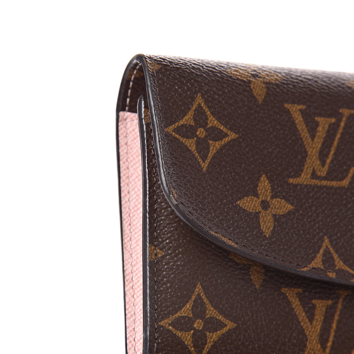 Monogram Emilie Wallet Rose Ballerine