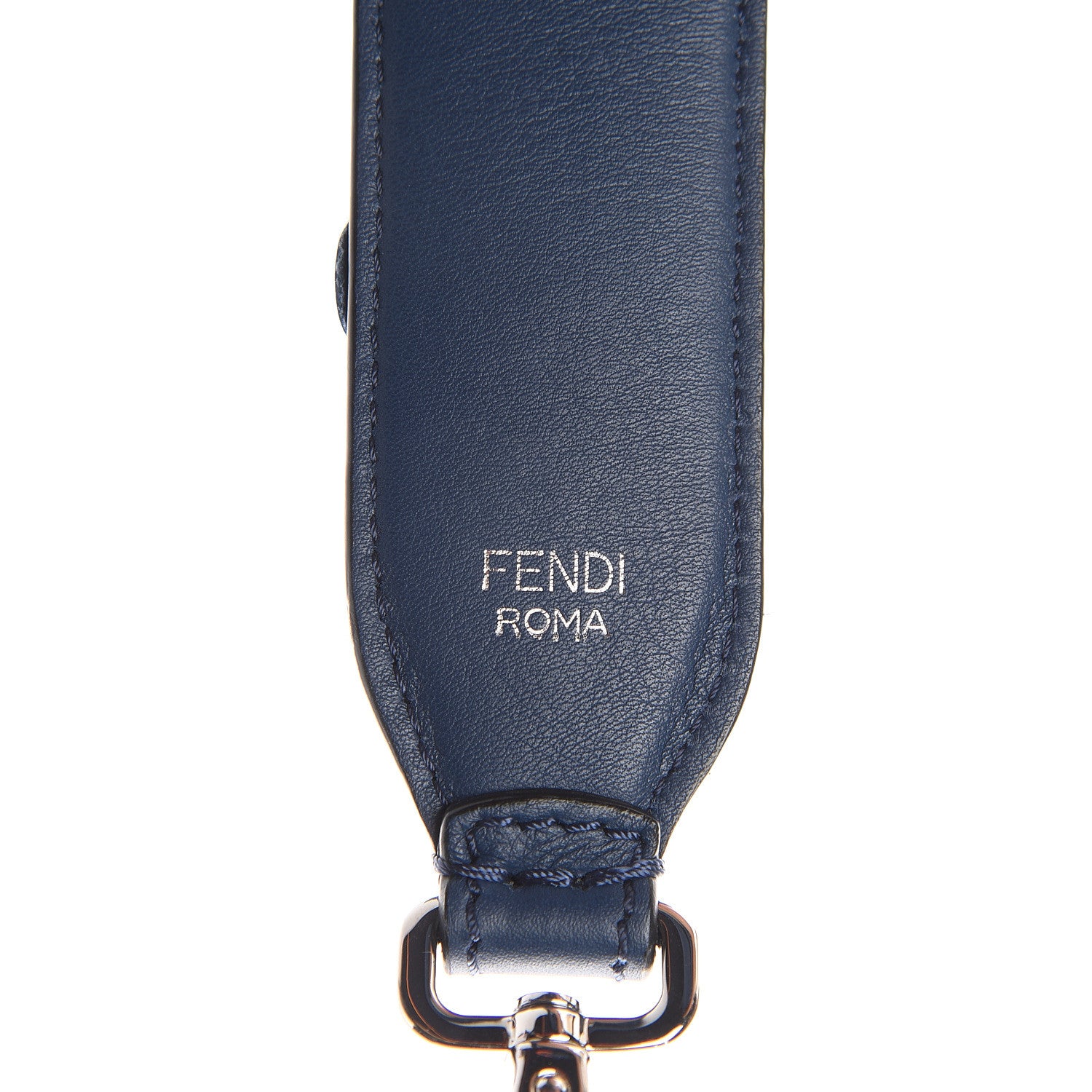 Fendi Vitello Dolce Flowerland Studded Strap You Blue 3 of 3