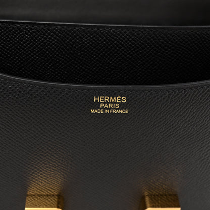 Hermes Epsom Constance 24 Black 6 of 10