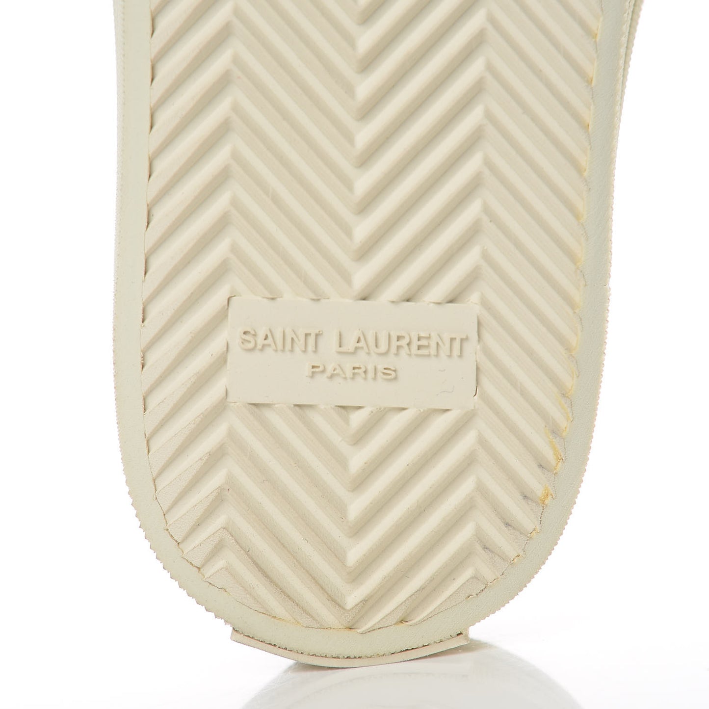Calfskin Court Sneakers 36 White