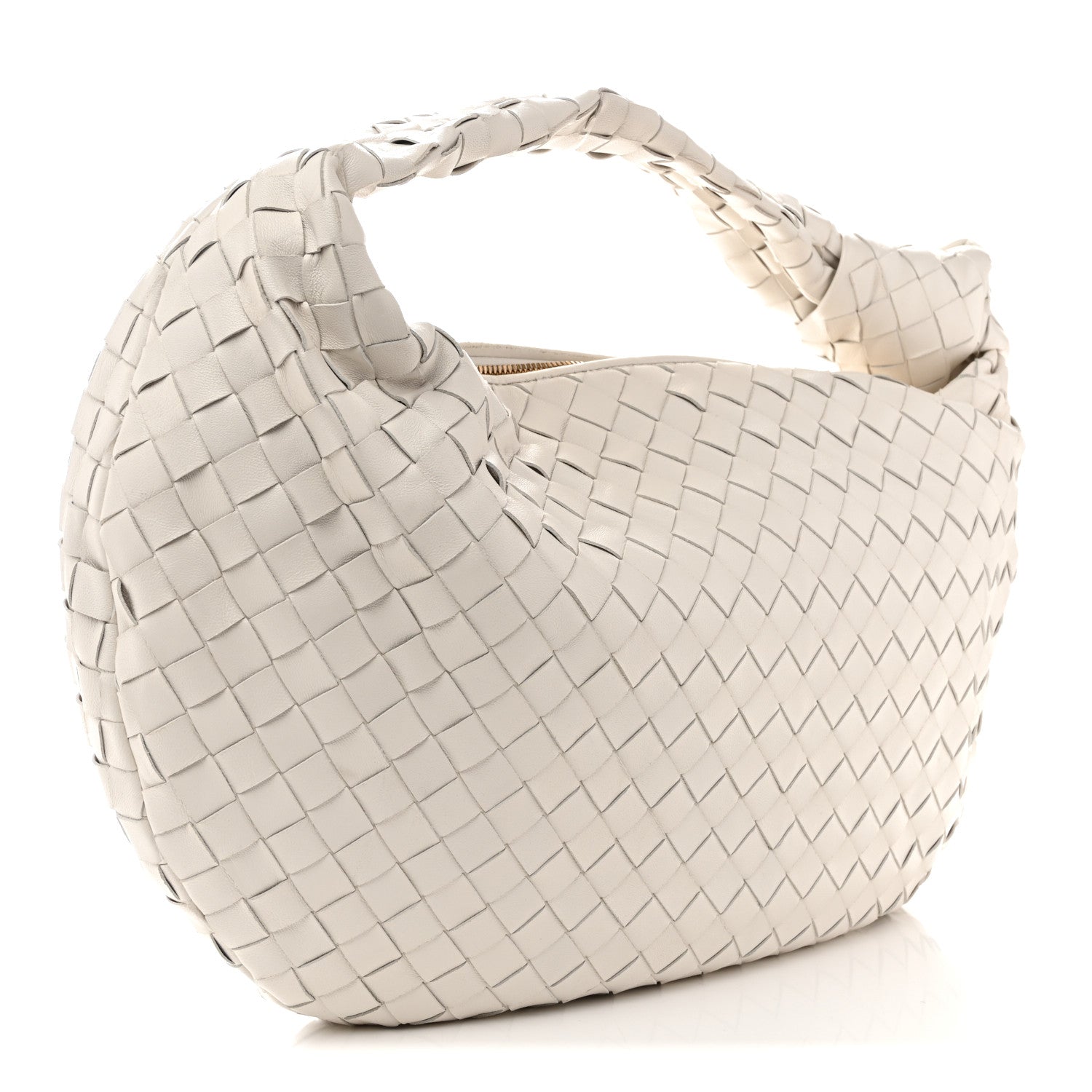 Bottega Veneta Nappa Intrecciato Small Jodie Hobo White 3 of 13