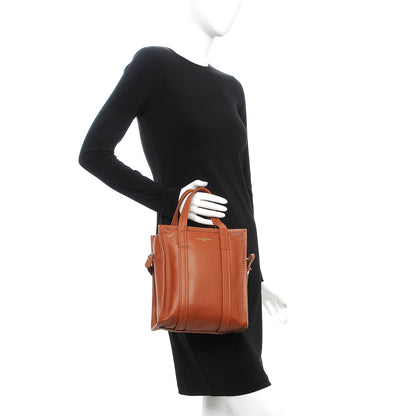 Balenciaga Agneau XS Bazar Shopper Tote Marron Fauve 3 of 20