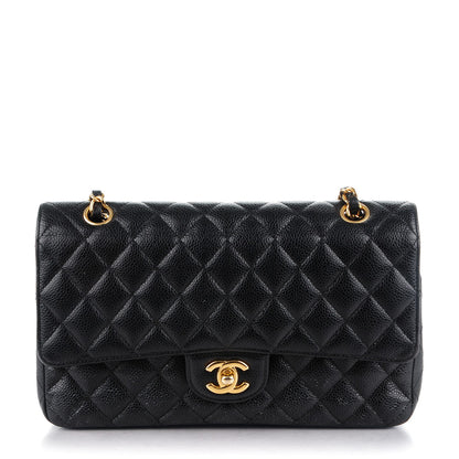 Chanel Caviar Quilted Medium Double Flap Black 1 of 9