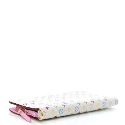 Louis Vuitton Monogram Multicolor Insolite Wallet White Litchi 4 of 8