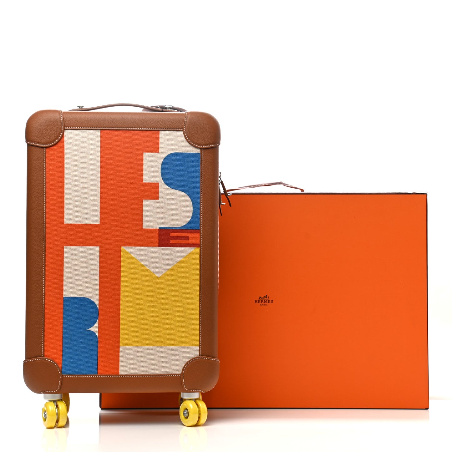 Canvas Taurillon Regate RMS Rolling Trolley Luggage Multicolor
