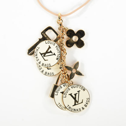 Louis Vuitton Trunks and Bags Breloques Necklace White 3 of 5