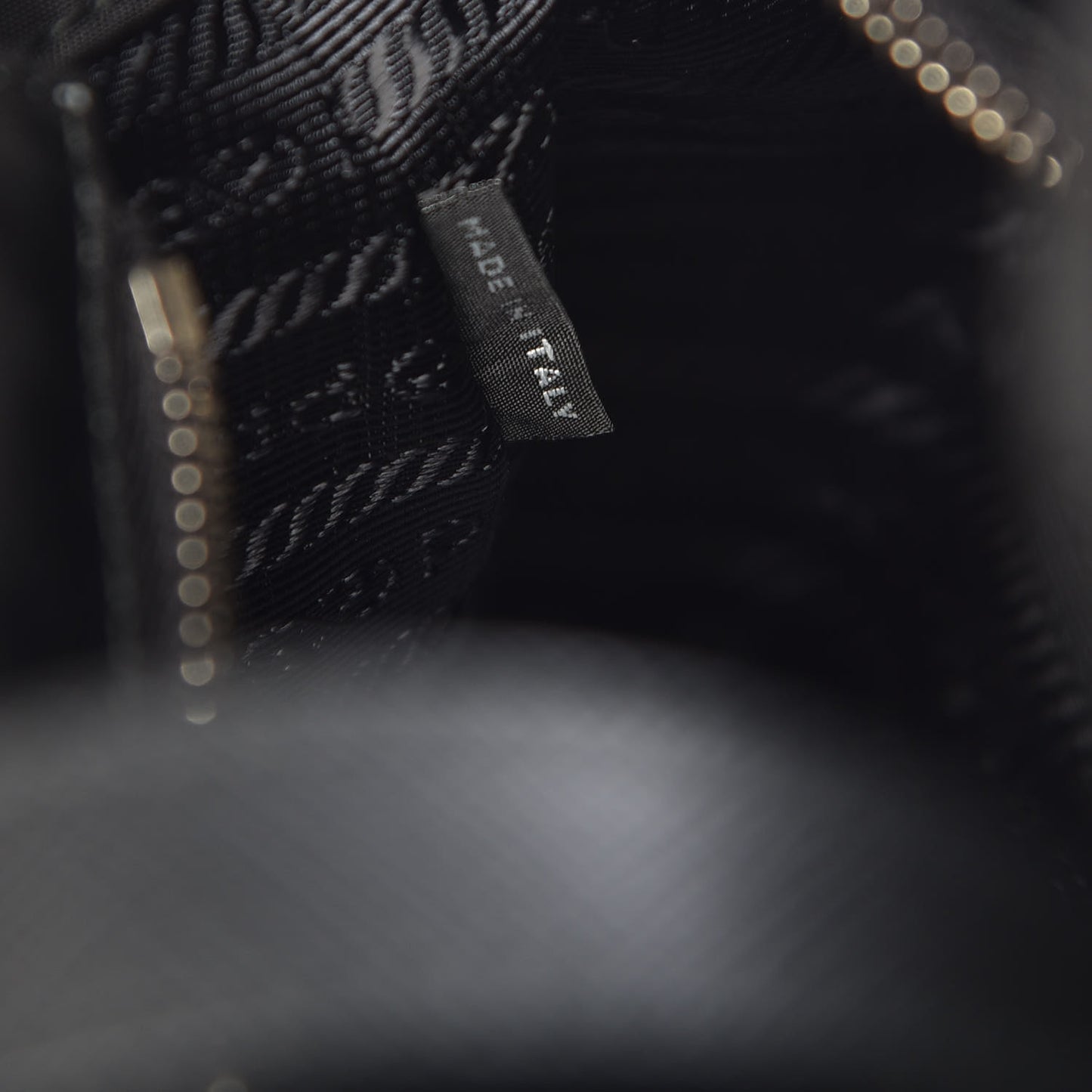 Tessuto Nylon Saffiano Tote Black