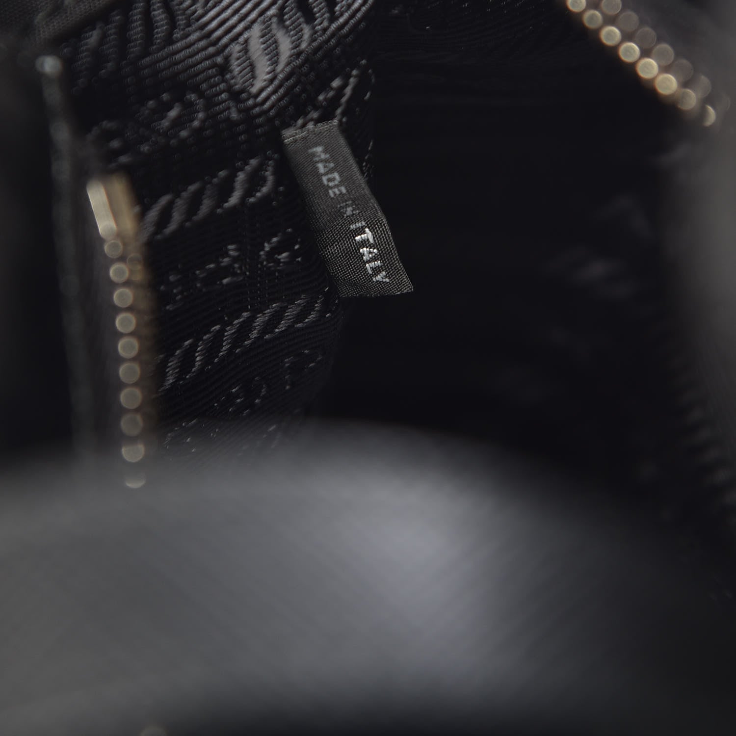 Prada Tessuto Nylon Saffiano Tote Black 7 of 10