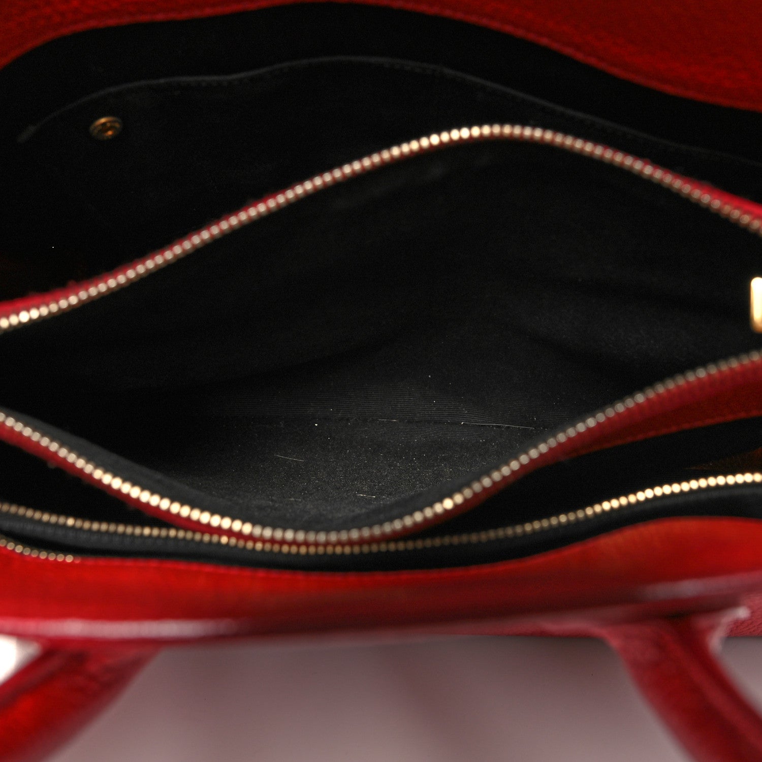 Saint Laurent Grained Calfskin Small Sac De Jour Lipstick Red 6 of 25