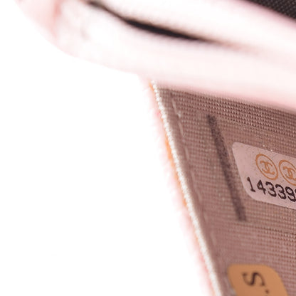 Chanel Caviar Timeless CC Wallet On Chain WOC Pink 8 of 13