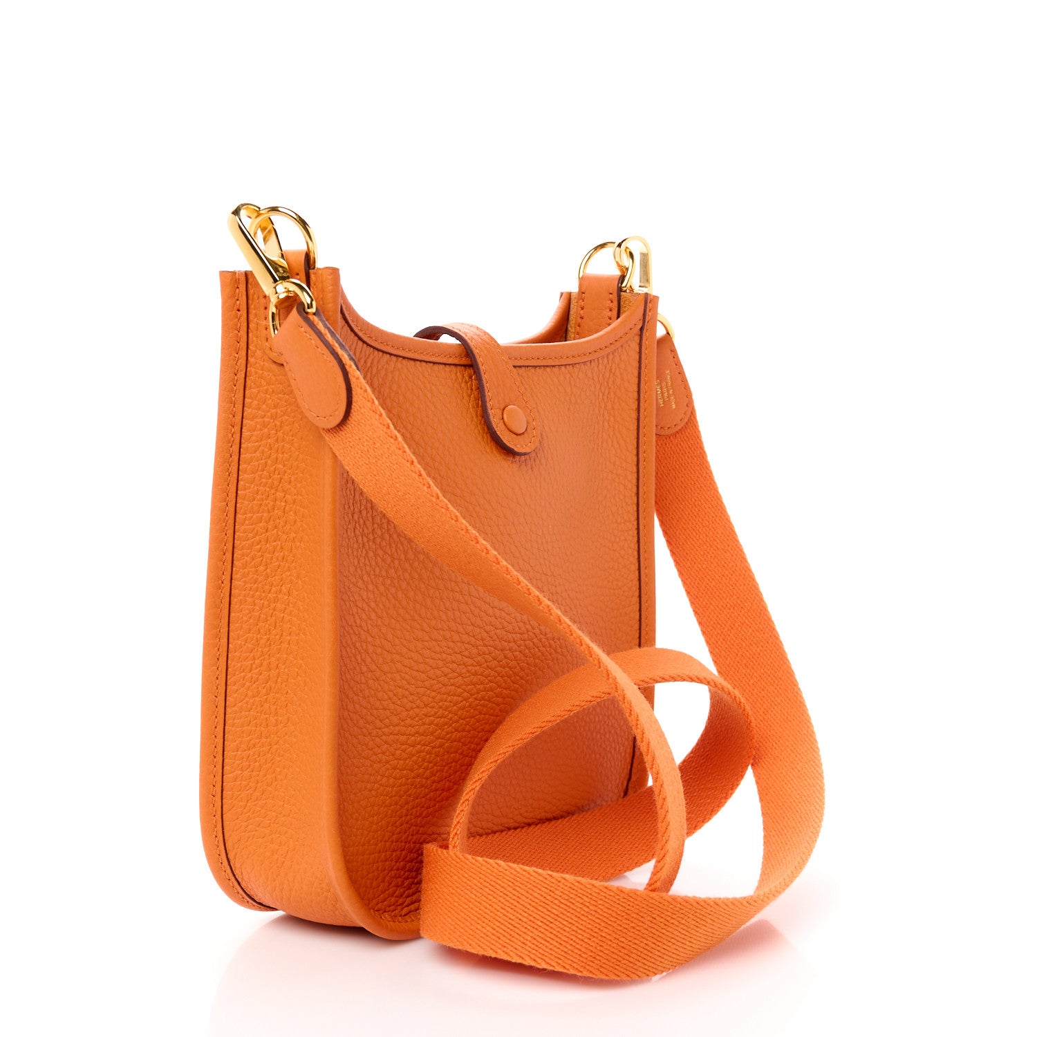 Hermes Taurillon Clemence Evelyne TPM Abricot 3 of 11