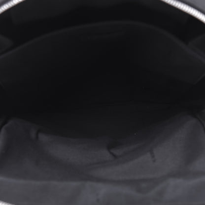 Fendi Glazed Fabric Nylon FF 1974 Diagonal Panelled Backpack Tobacco Moresco Black 4 of 11