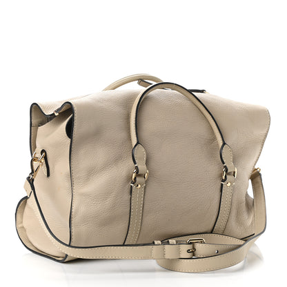 Burberry Calfskin Satchel Limestone 3 of 14