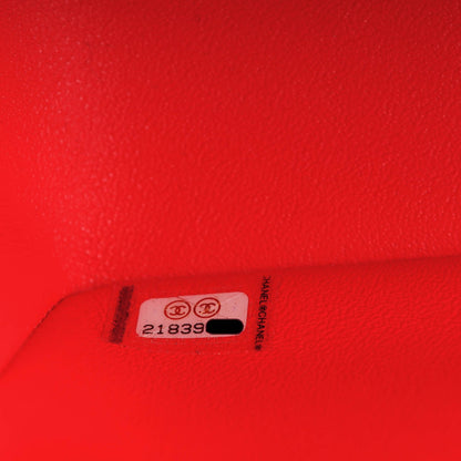 Chanel Patent Calfskin Quilted Mini Rectangular Flap Coral 6 of 7