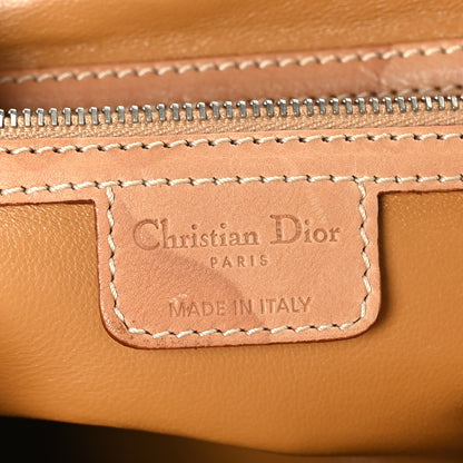 Christian Dior Calfskin Large My Dior Frame Pocket Satchel Brown 6 of 11