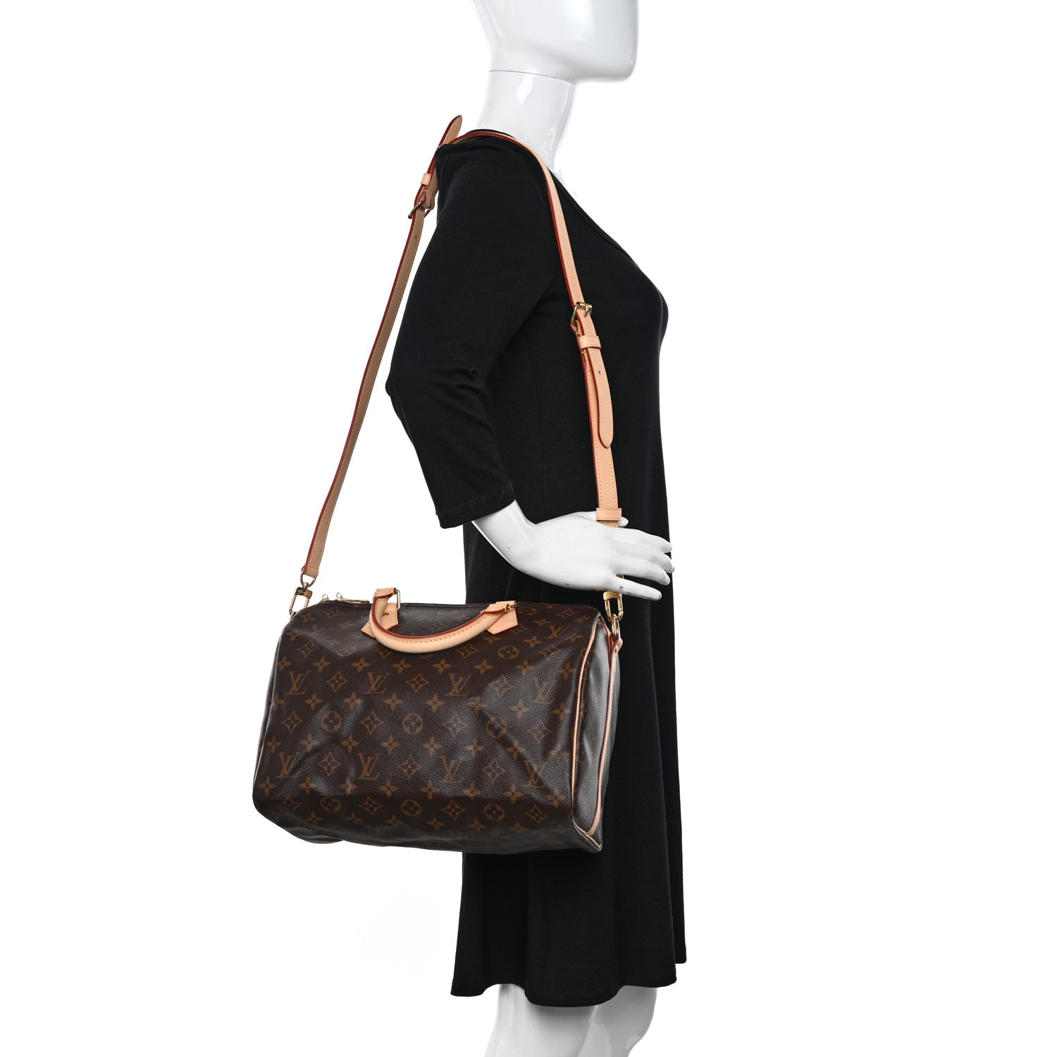 Louis Vuitton Monogram Speedy Bandouliere 30 2 of 12