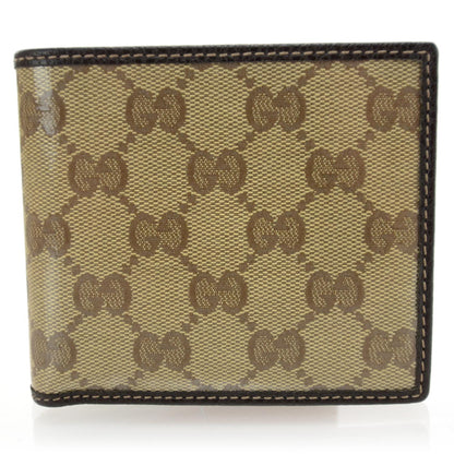 Gucci Mens Crystal Billfold Wallet Ebony 1 of 8