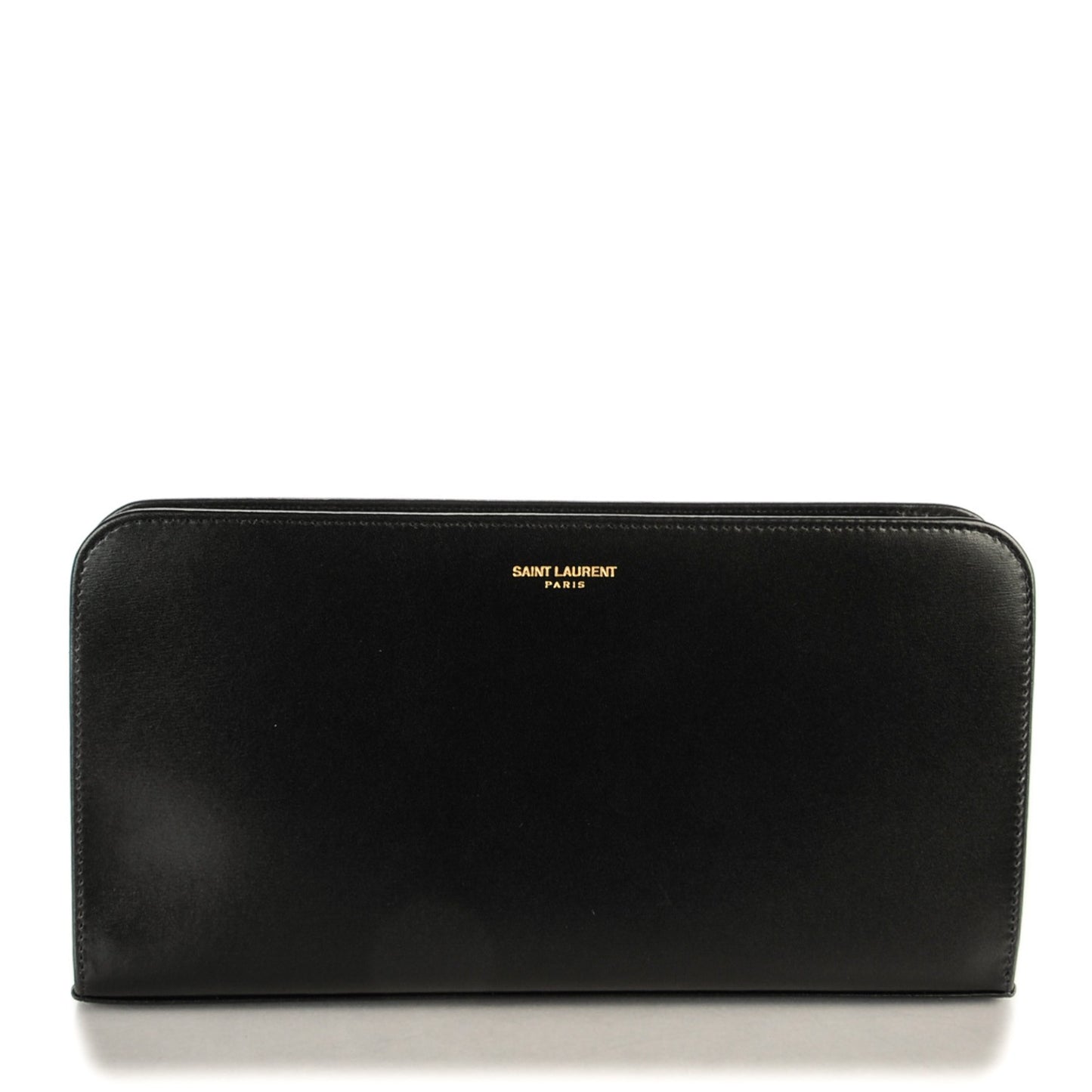 Calfskin Classic Zip Around Wallet Black