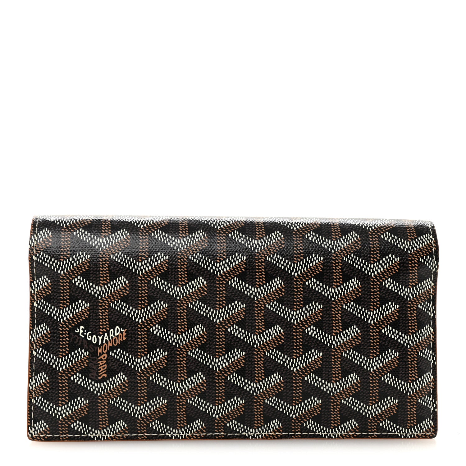 Goyard Goyardine Saint-Lambert Wallet Black Gold 1840764